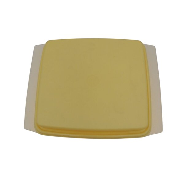 Tupperware Deviled Egg Keeper yellow shimmery white - Picture 2 of 4